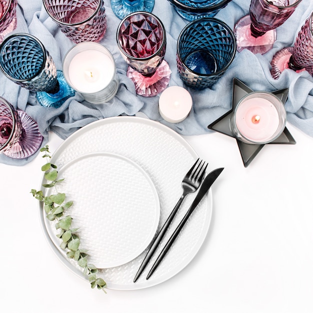 masă aranjată festiv